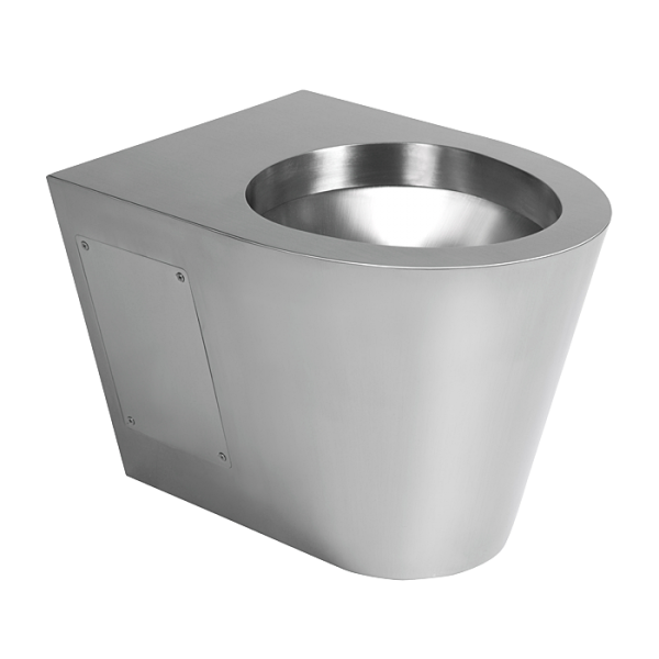 Stainless steel hanging toilet