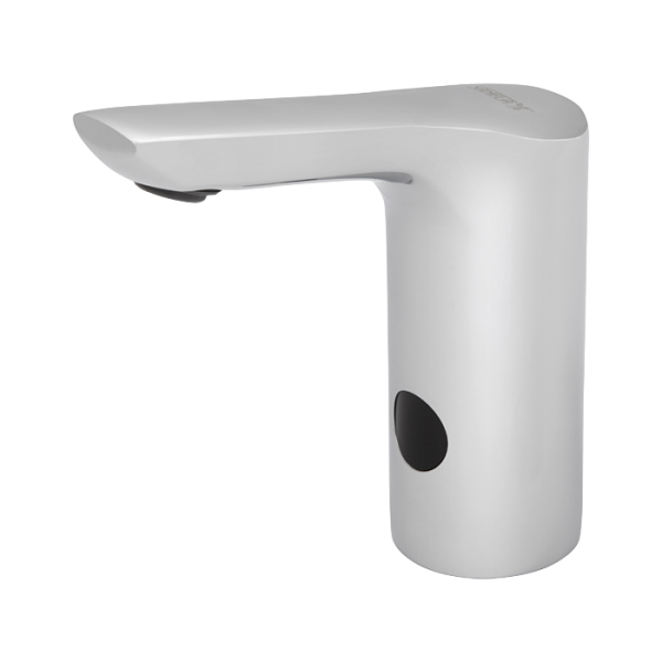 Automatic washbasin tap for cold or premixed water, 6 V